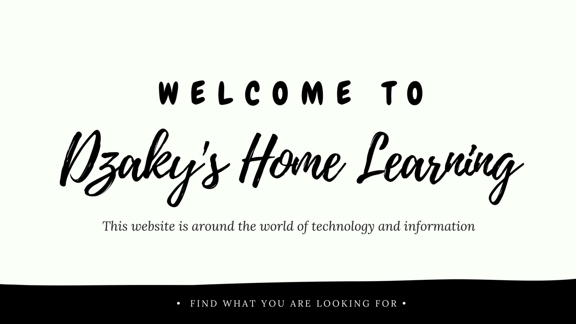 Dzaky's Home Learning